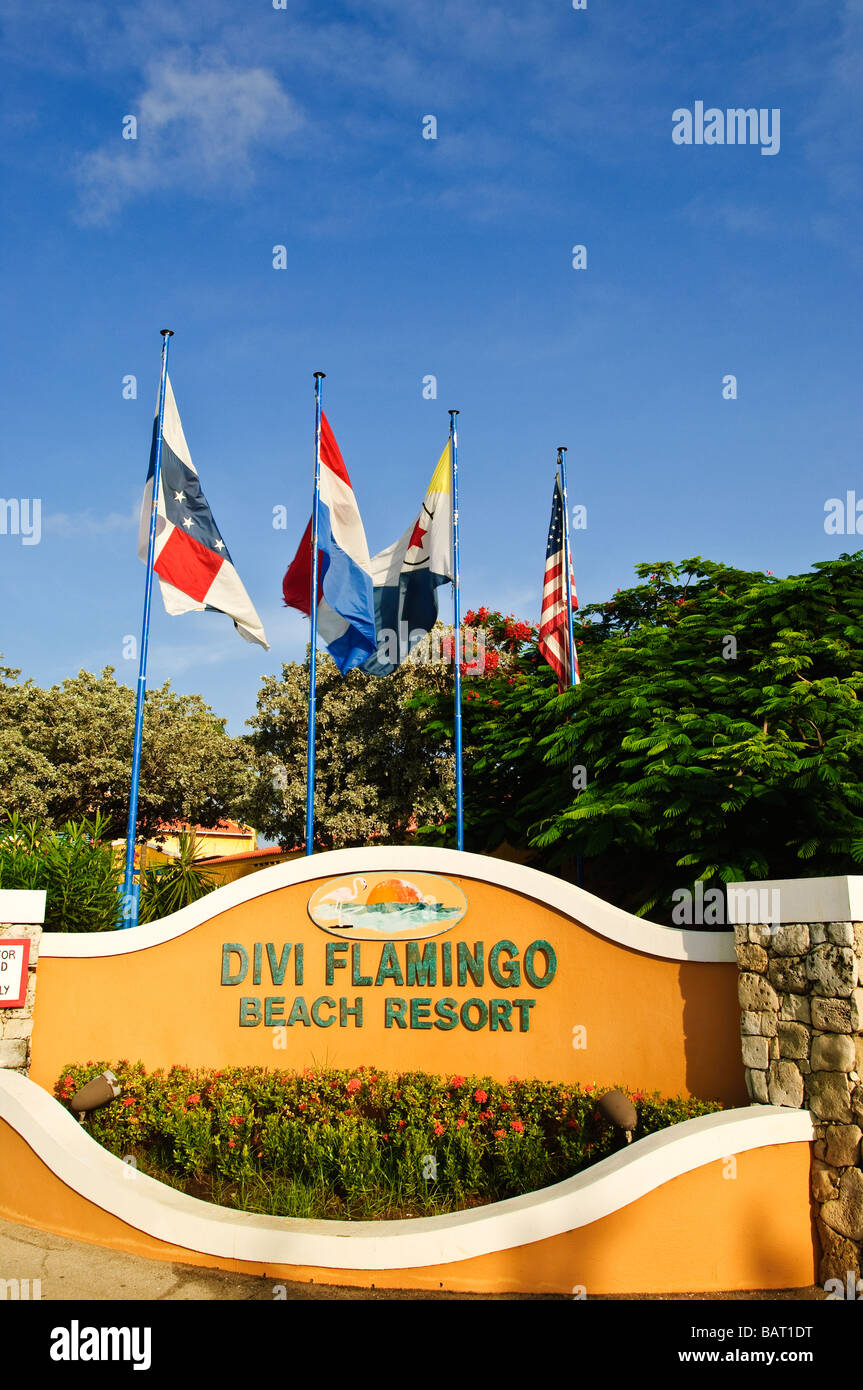 Divi Flamingo Beach Resort Bonaire Stock Photo