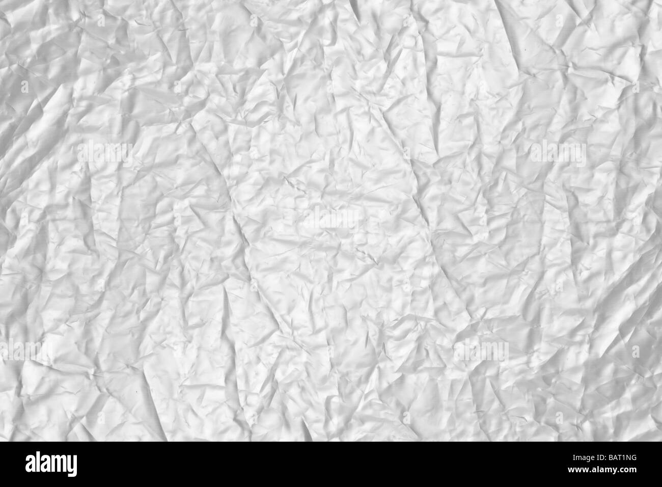 Crumpled Foil Background Stock Photo