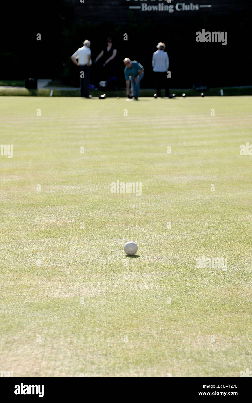 Lawn Bowling Priory Park Prittlewell Southend on Sea Essex England UK Stock Photo