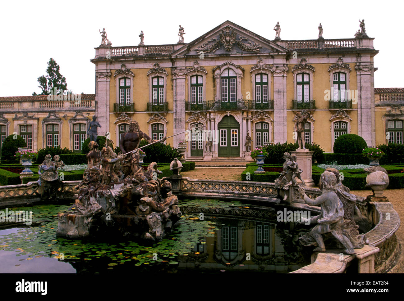 Queluz National Palace, freguesia, Queluz, Lisbon District, Portugal Stock Photo