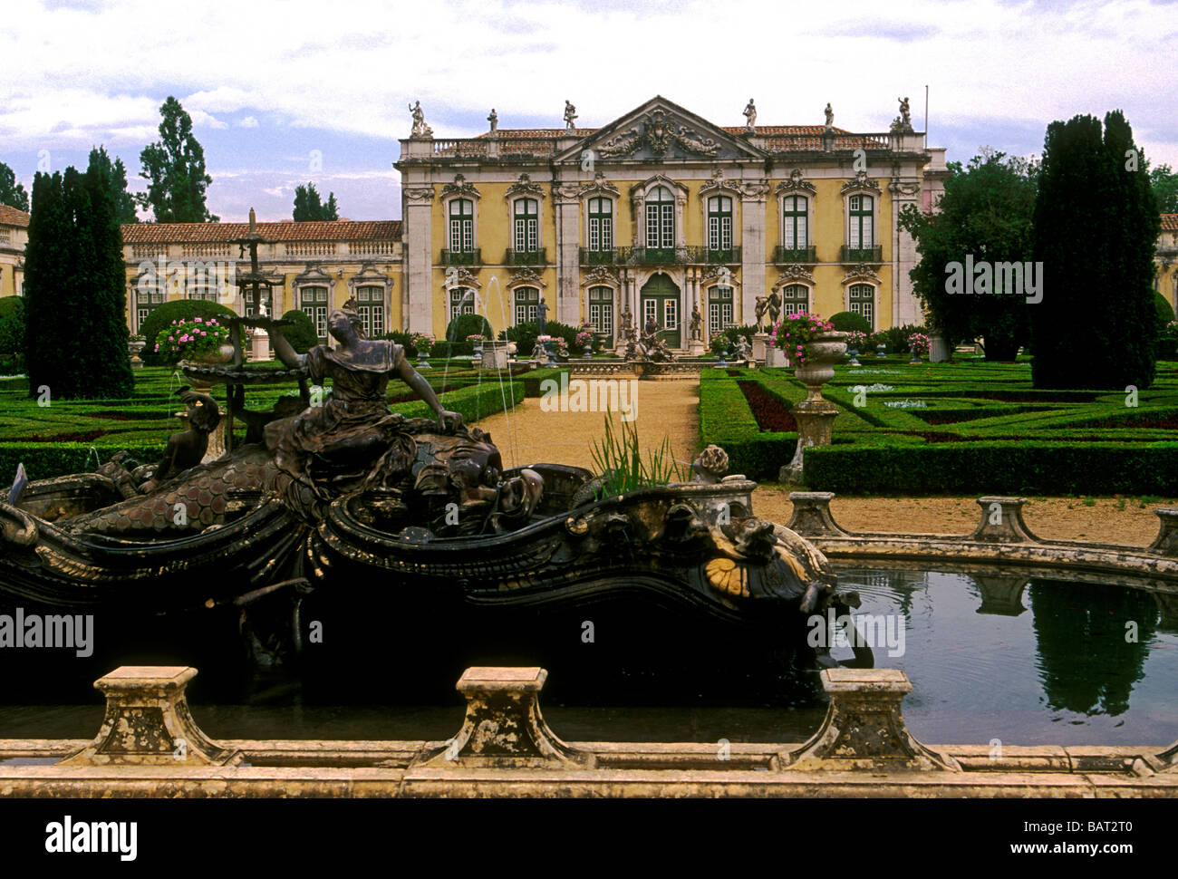 Queluz National Palace, freguesia, Queluz, Lisbon District, Portugal Stock Photo