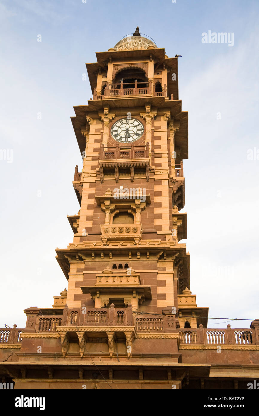 Ghanta Ghar clock tower in Sardar Market, Jodhpur, Rajasthan, India