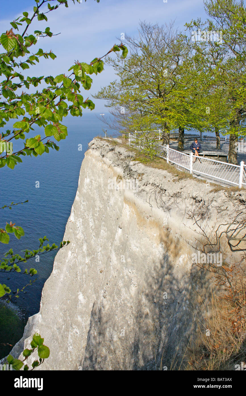 chalk cliff Koenigsstuhl (king´s chair), Jasmund National Park, Ruegen