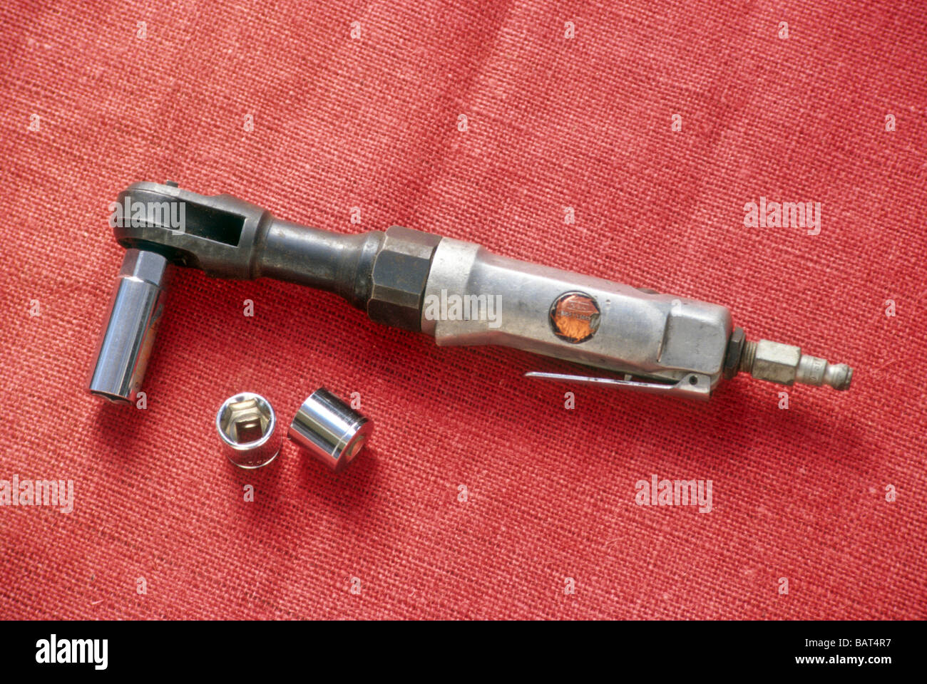 Air impact wrench socket set power pneumatic compress mechanic tool  adjustable size Stock Photo - Alamy