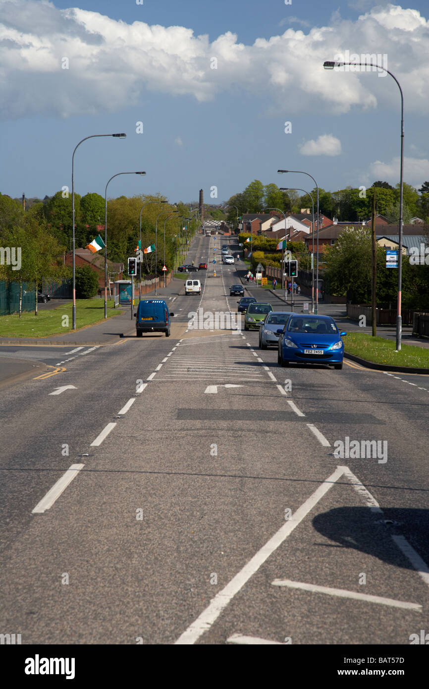 The Garvaghy Road in Portadown Stock Photo