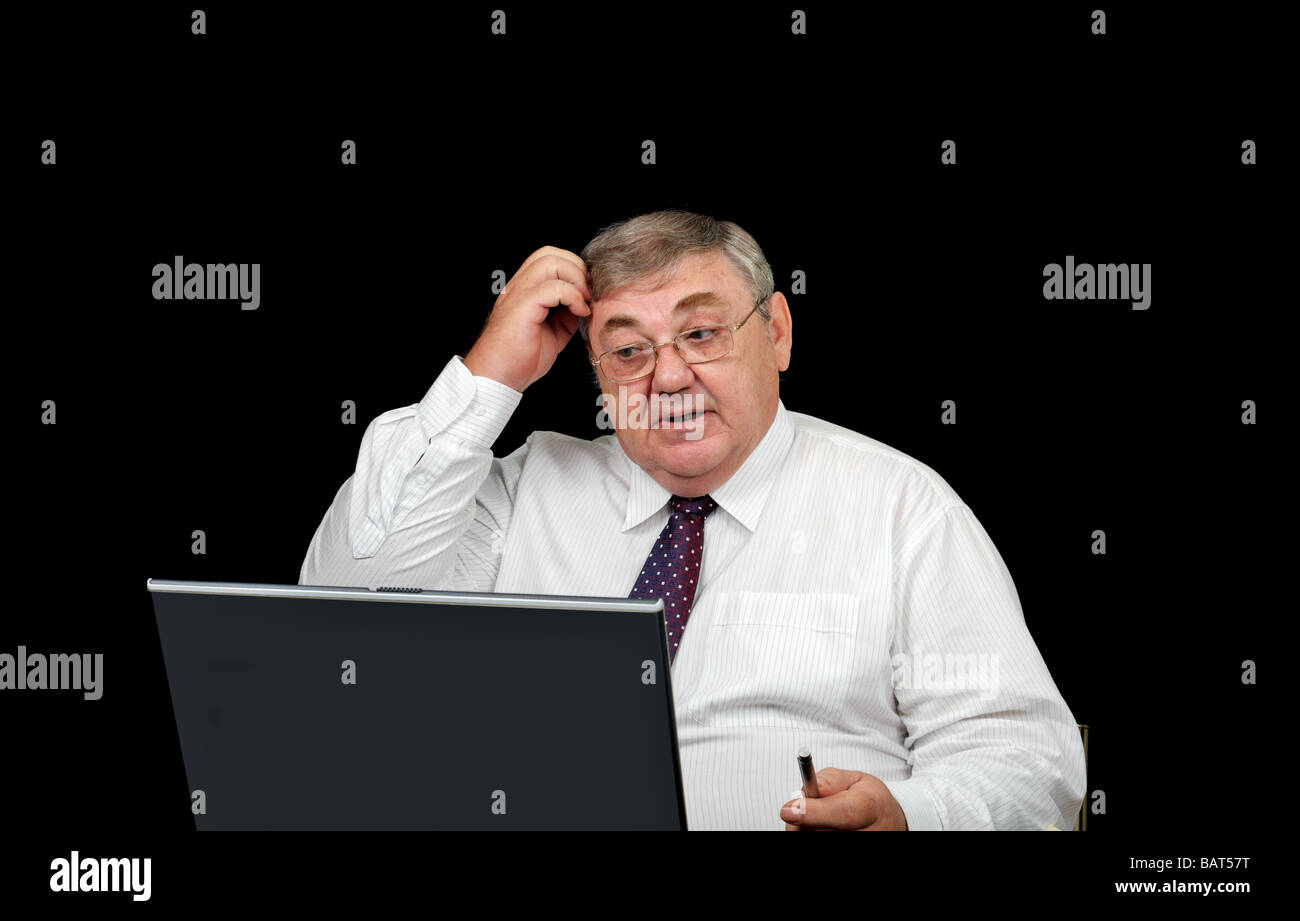 Mature business executive Stock Photo