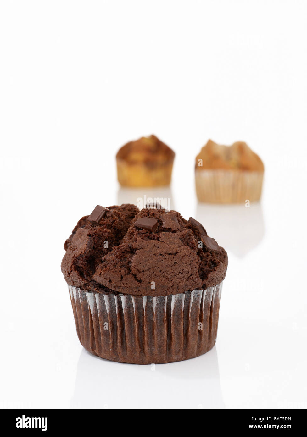 Chocolate muffin, close-up Stock Photo - Alamy