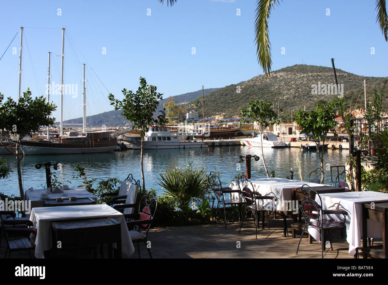 Turkish Cal Mar Kalkan restaurant hi-res stock photography and images - Alamy