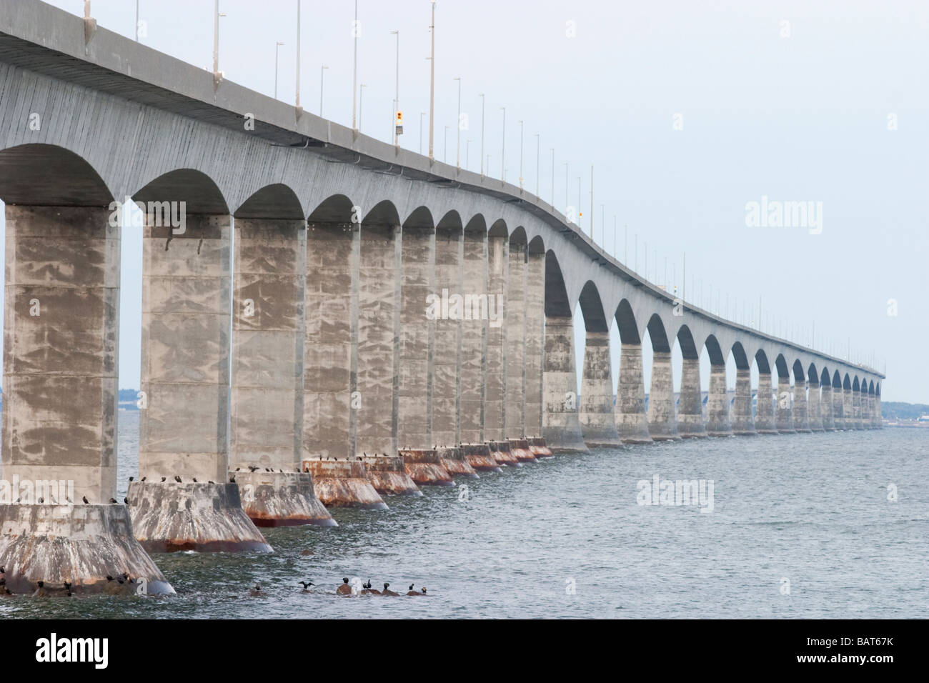 Confederation Bridge. Canada. Stock Photo