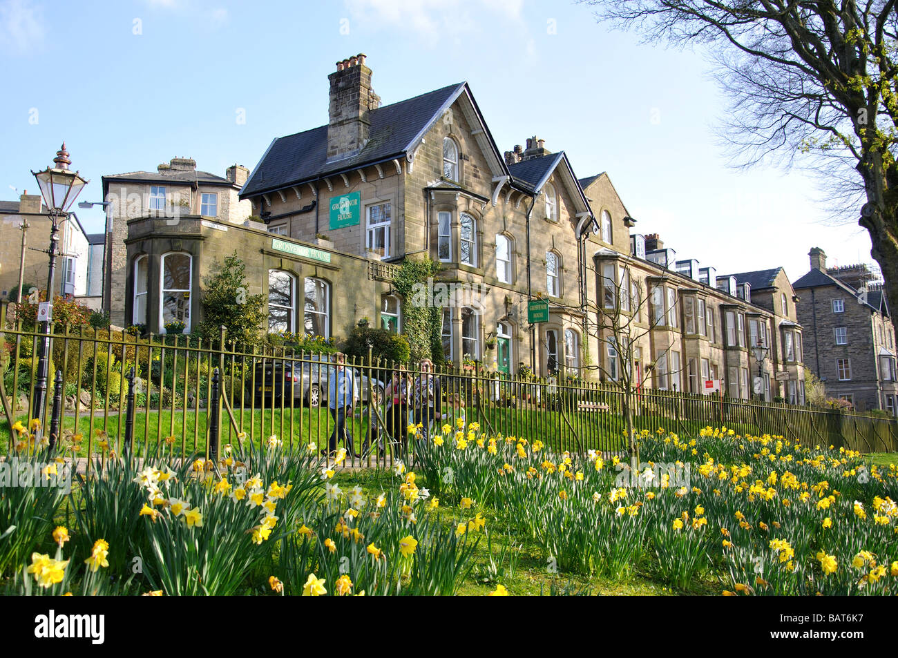 Grosvenor House B&B from Buxton Park, Broad Walk, Buxton, Derbyshire