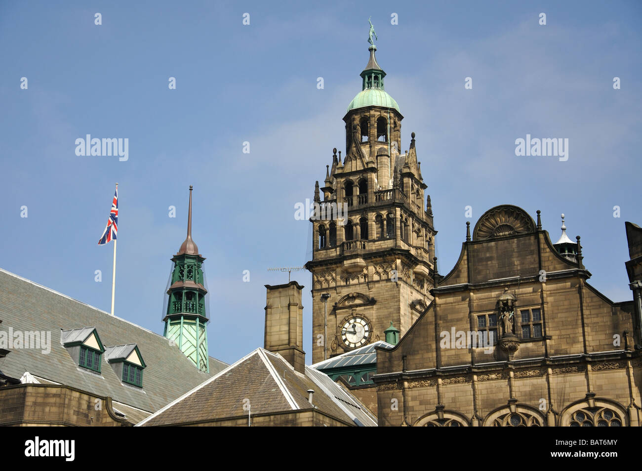 Sheffield Town Hall, Millennium Square, Sheffield, South Yorkshire, England, United Kingdom