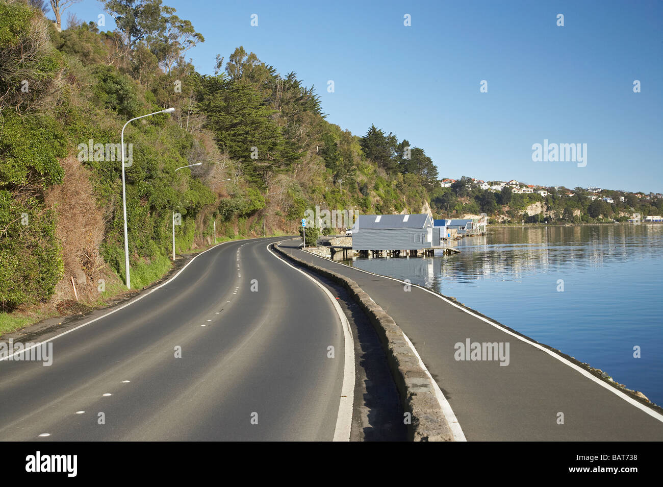 Portobello Road and Otago Harbour Dunedin Otago South Island New