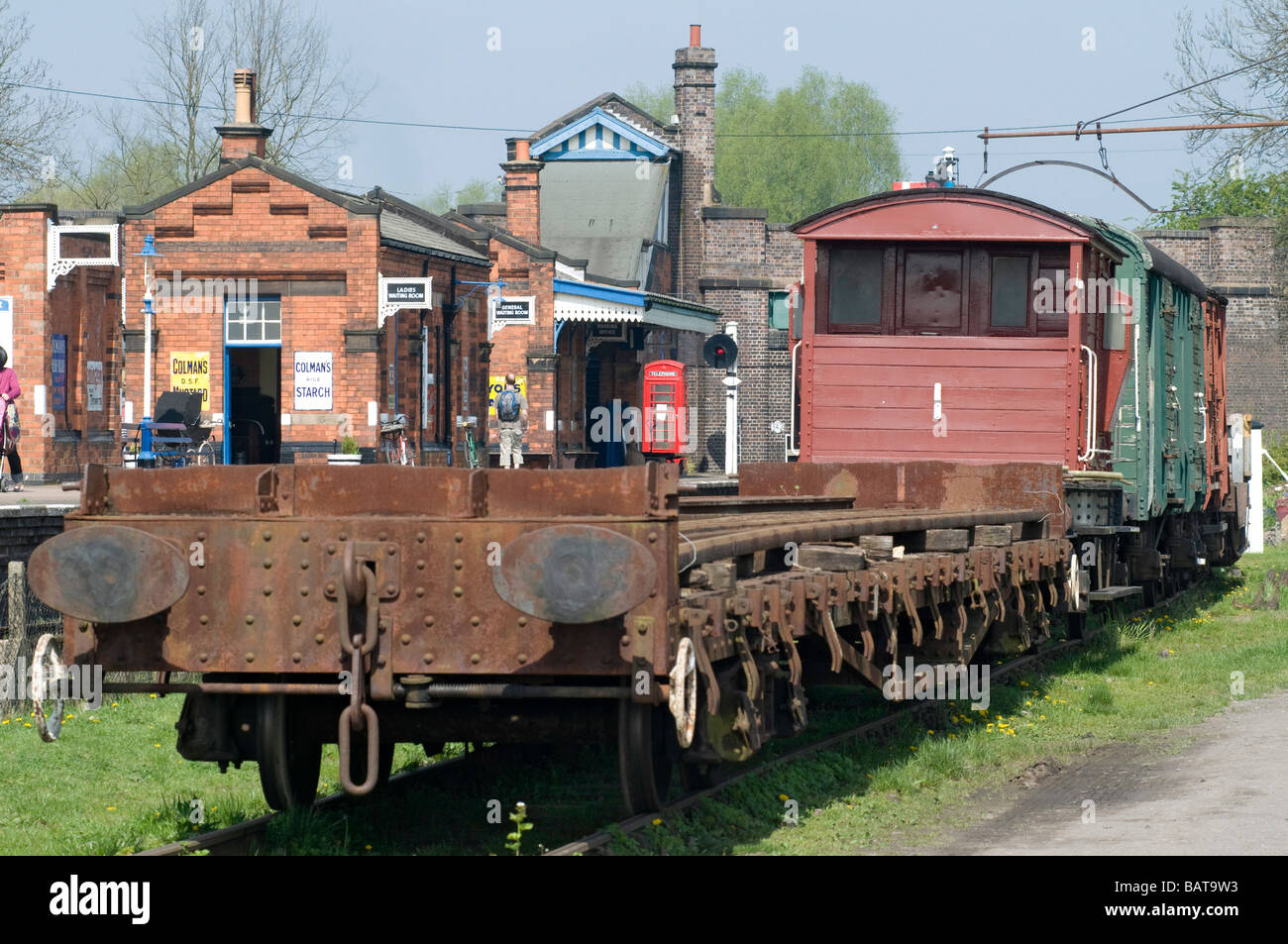 View of Old Rusting Train Rolling Stock Stock Photo Alamy