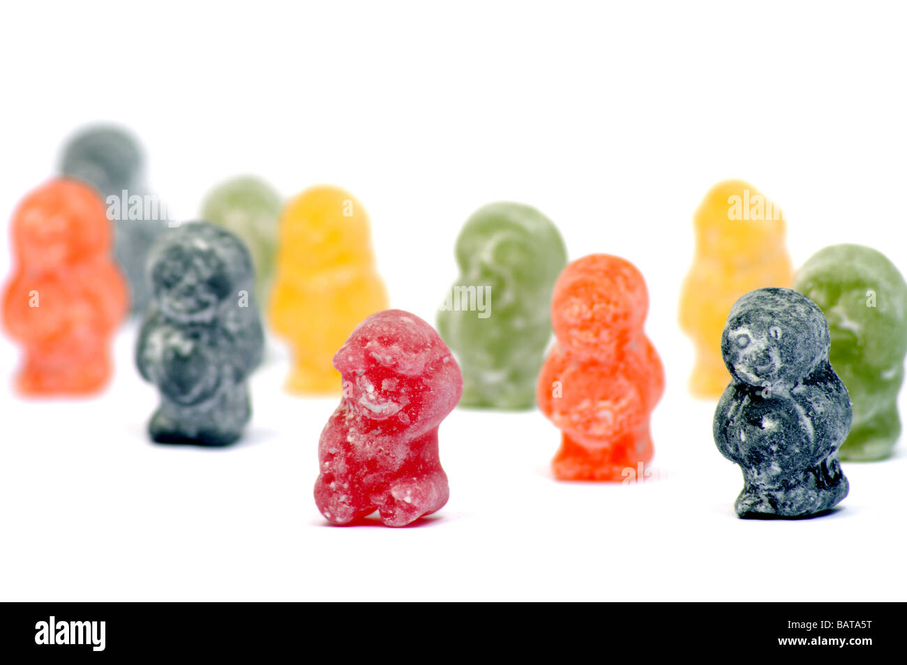 Coloured jelly babies hi-res stock photography and images - Alamy
