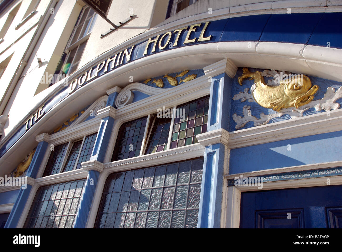 The Dolphin pub, Barbican, Plymouth, Devon, UK Stock Photo