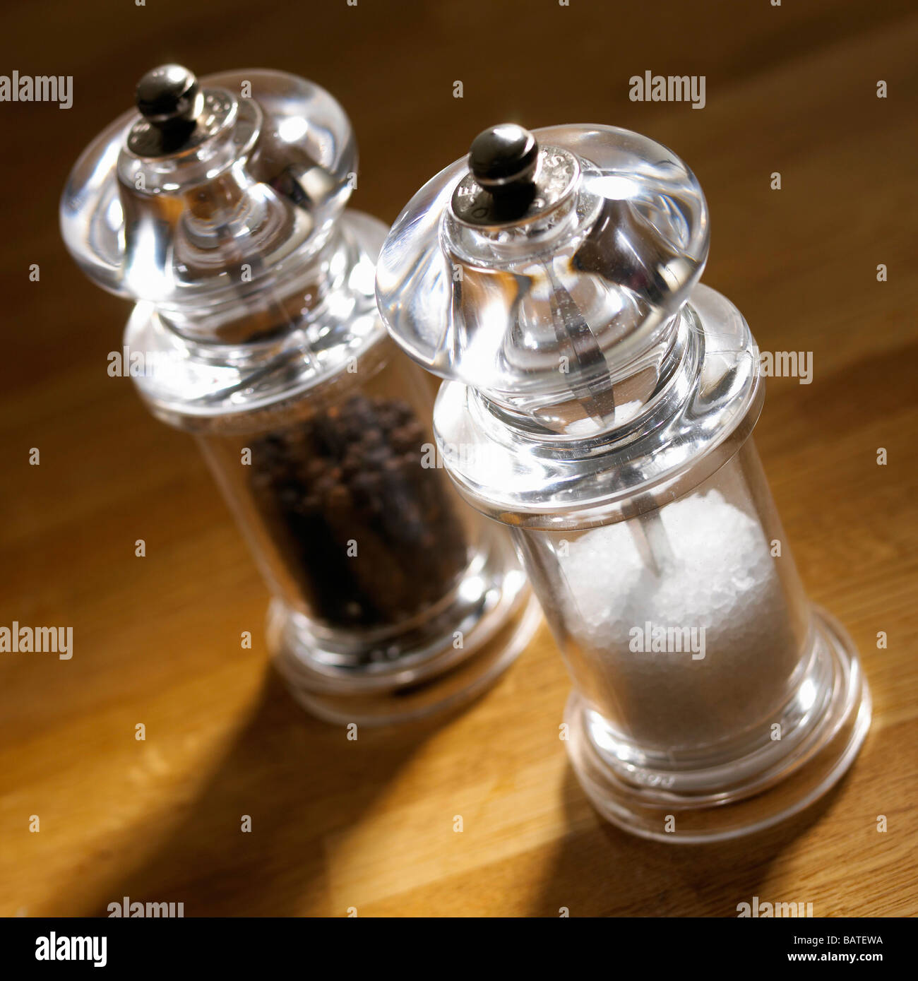 Salt and pepper mills Stock Photo Alamy
