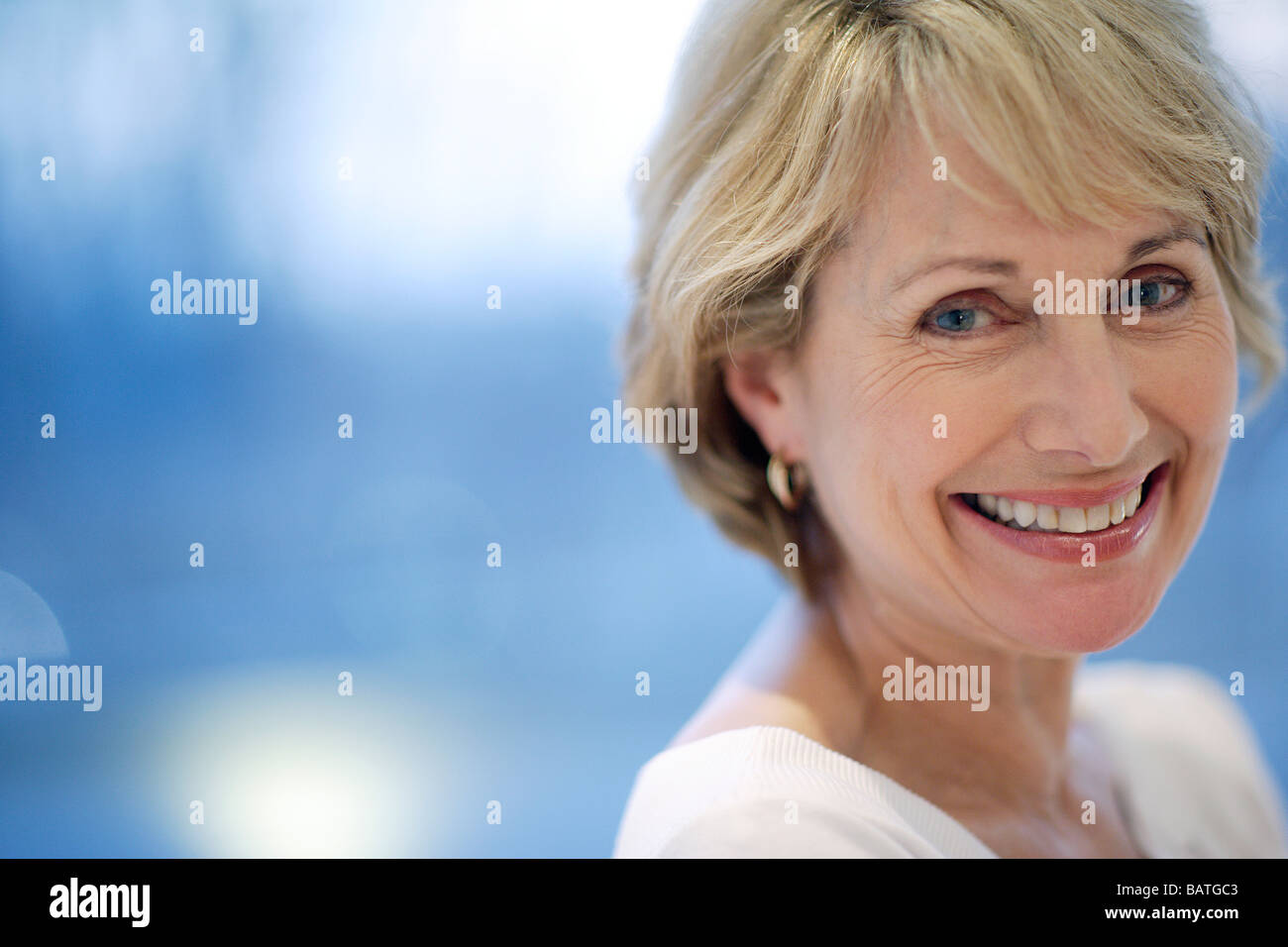 Happy cheerful smiling women hi-res stock photography and images - Alamy