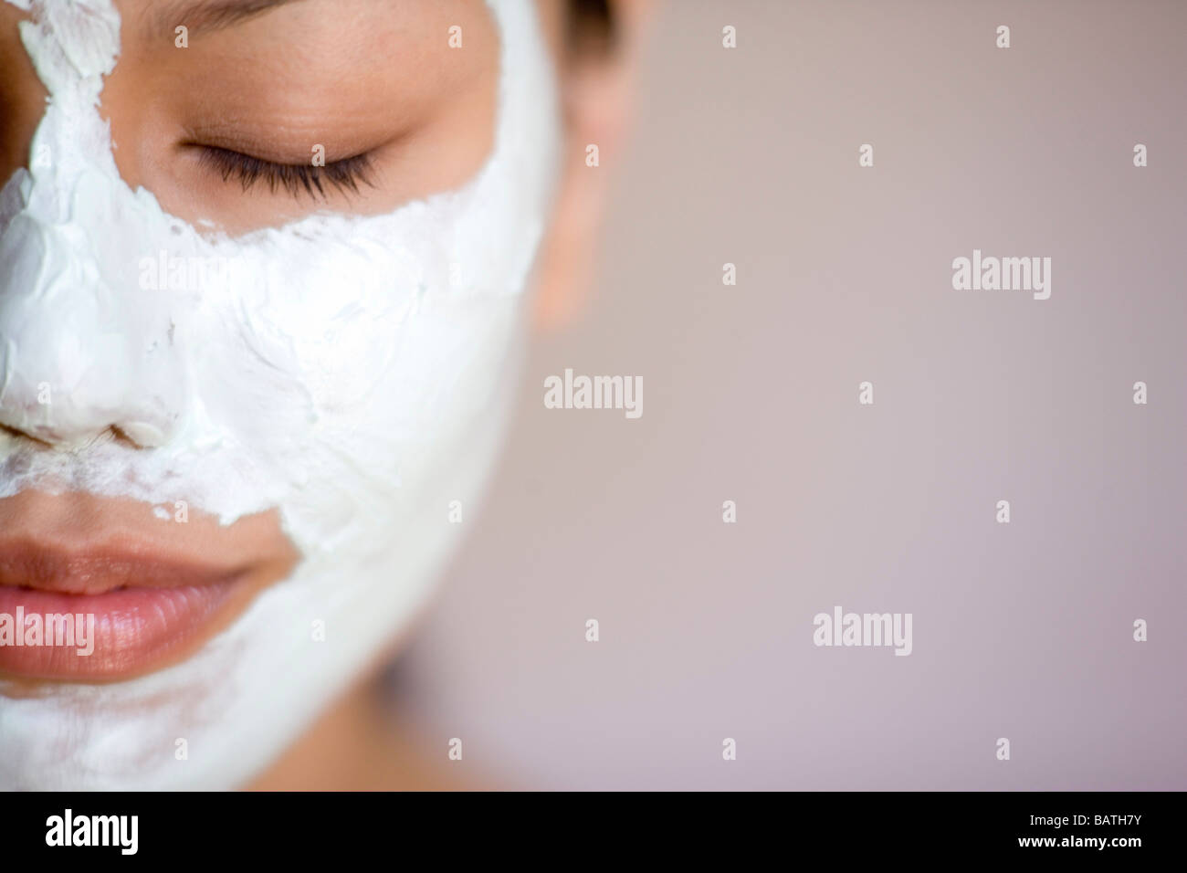 Face pack. Stock Photo