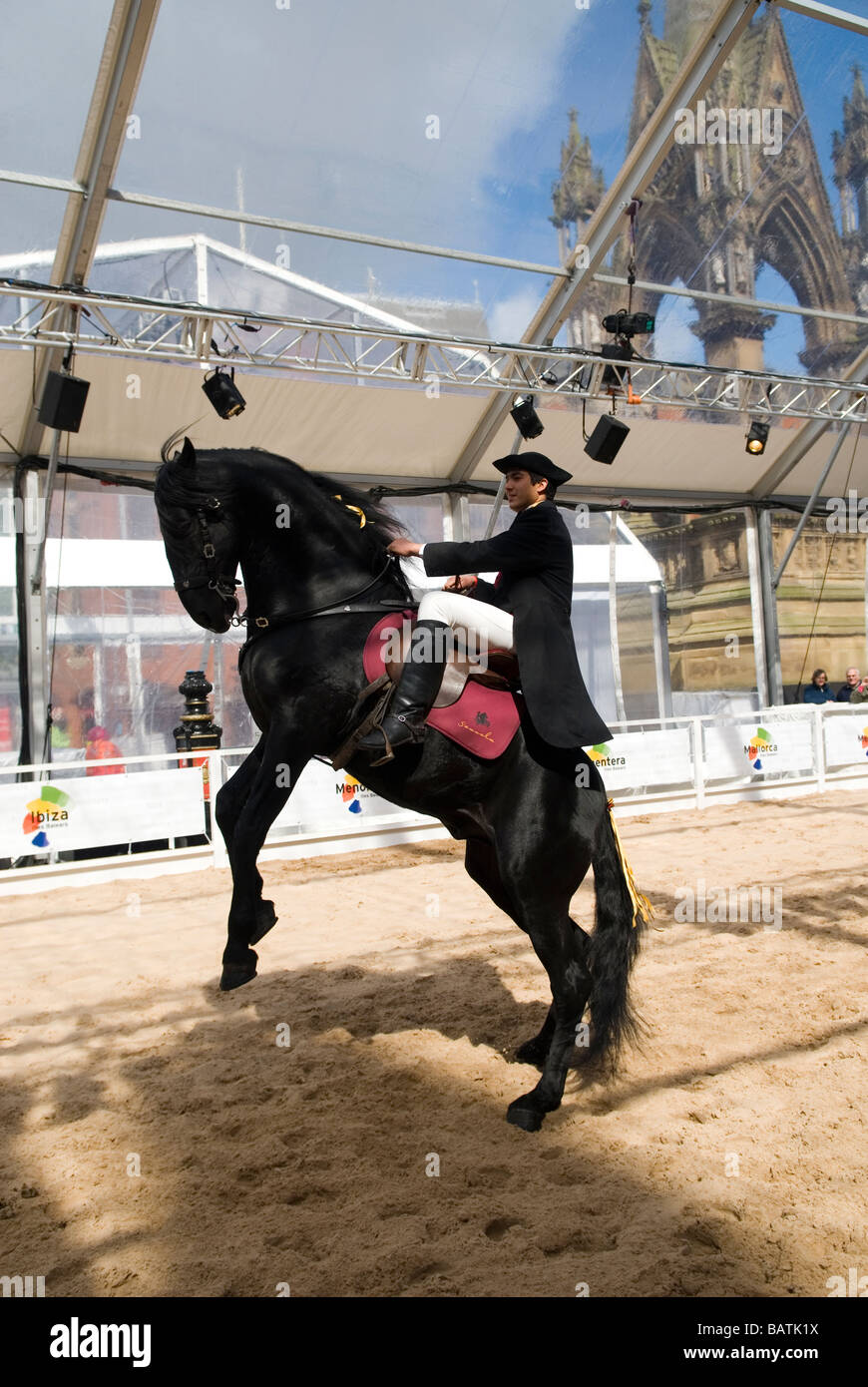Dressage in Manchester UK Stock Photo