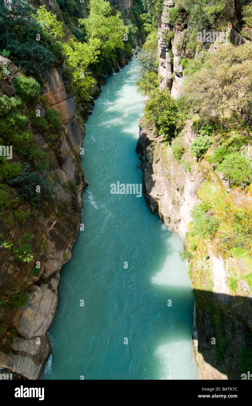 Turkey Antalya Koprulu River Canyon Stock Photo