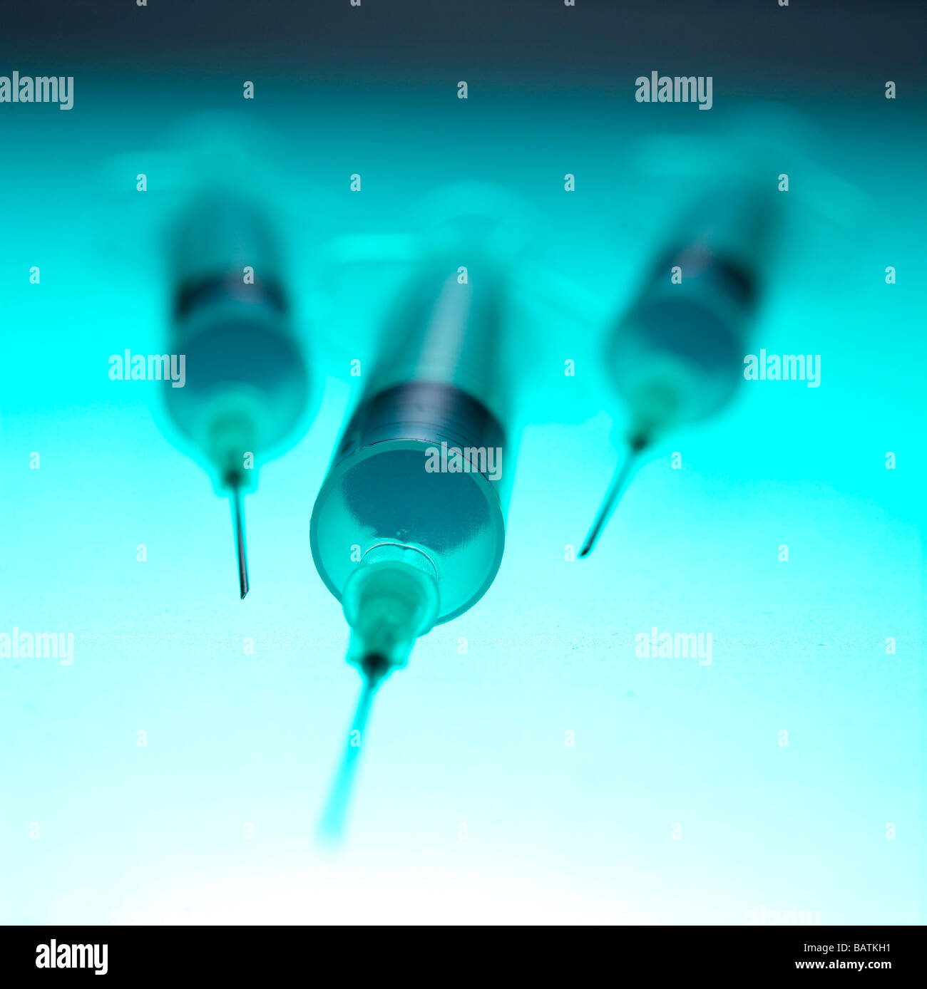 Medical syringes with hypodermic needles Stock Photo Alamy