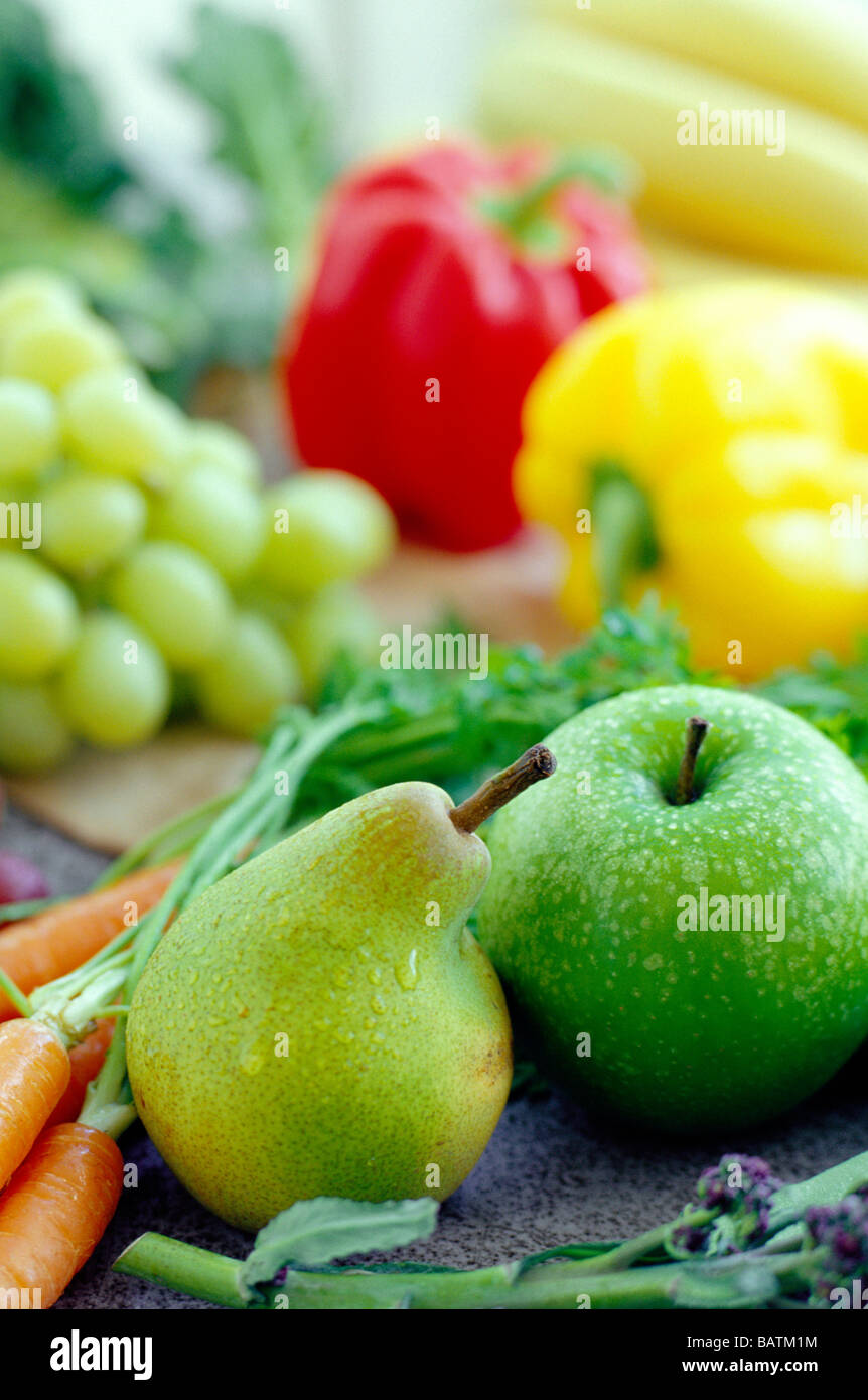 Fruits and vegetables. These are an essential part of a healthy diet