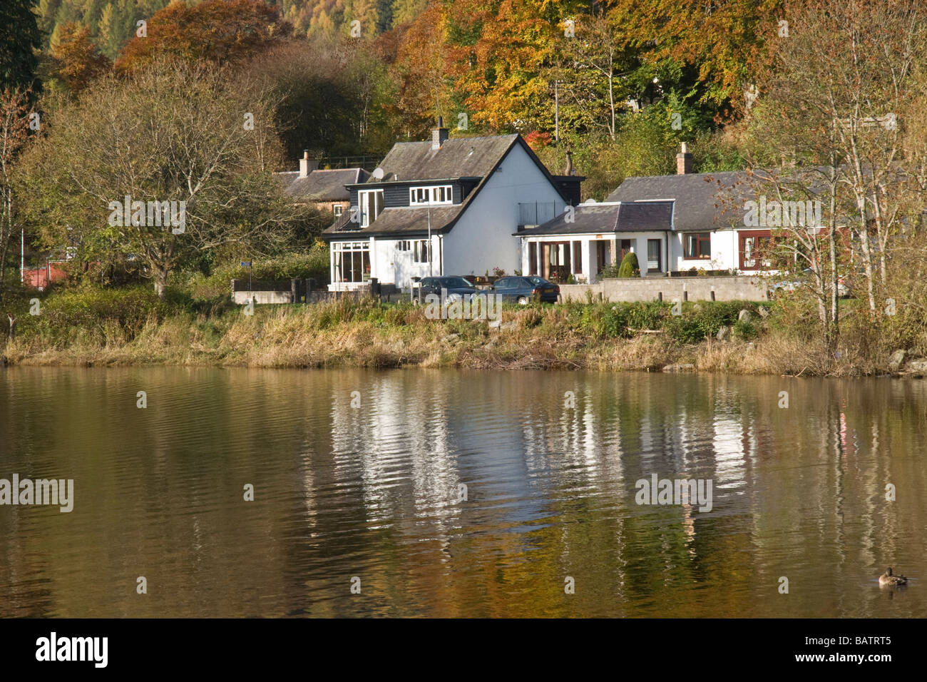 Loch Tay at Kenmore Stock Photo Alamy