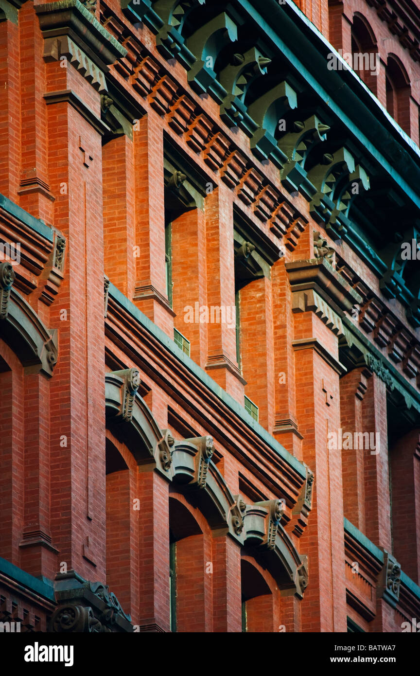 USA, New York, New York City, close-up of building exterior Stock Photo