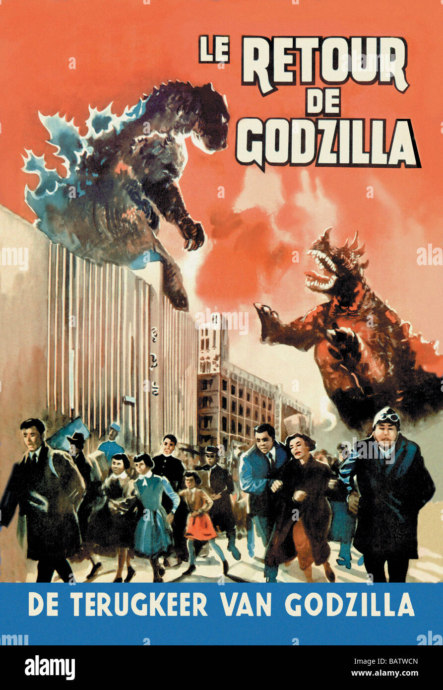 Godzilla movie poster hi-res stock photography and images - Alamy