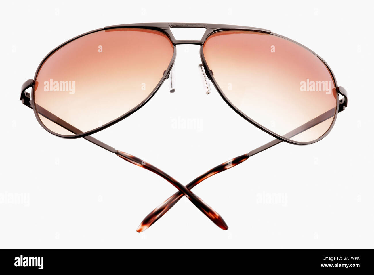 Brown sunglasses Stock Photo