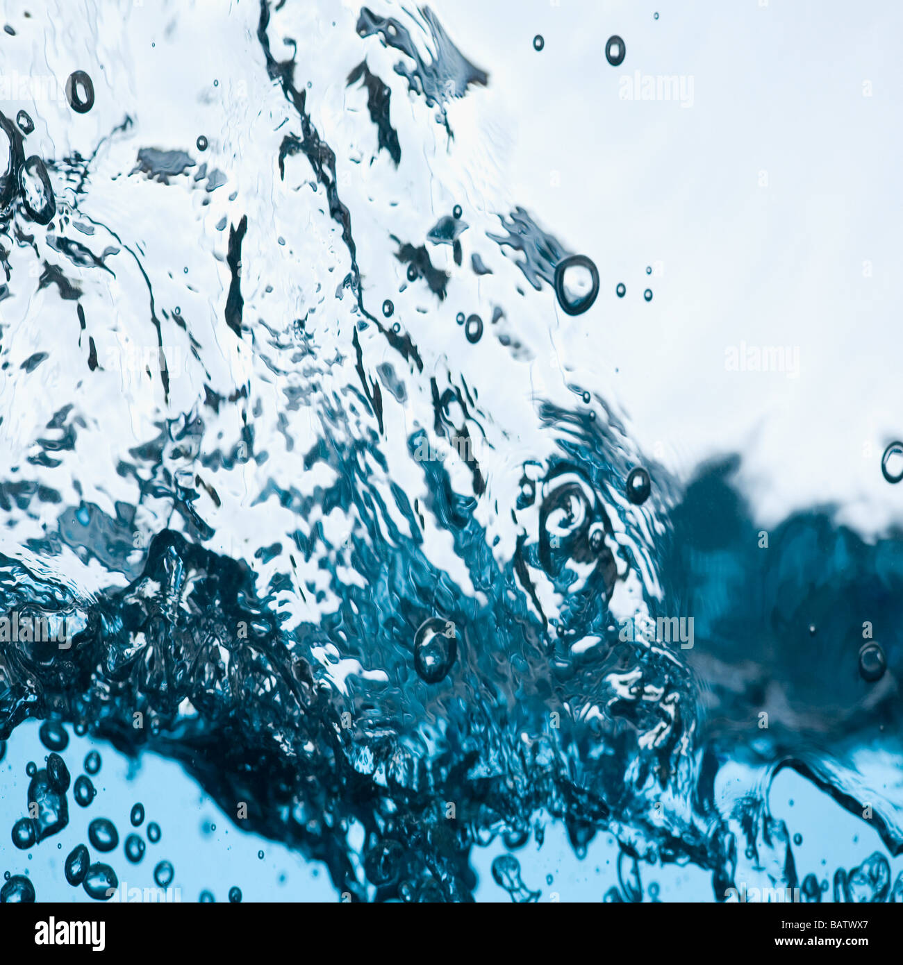 Splashing water Stock Photo