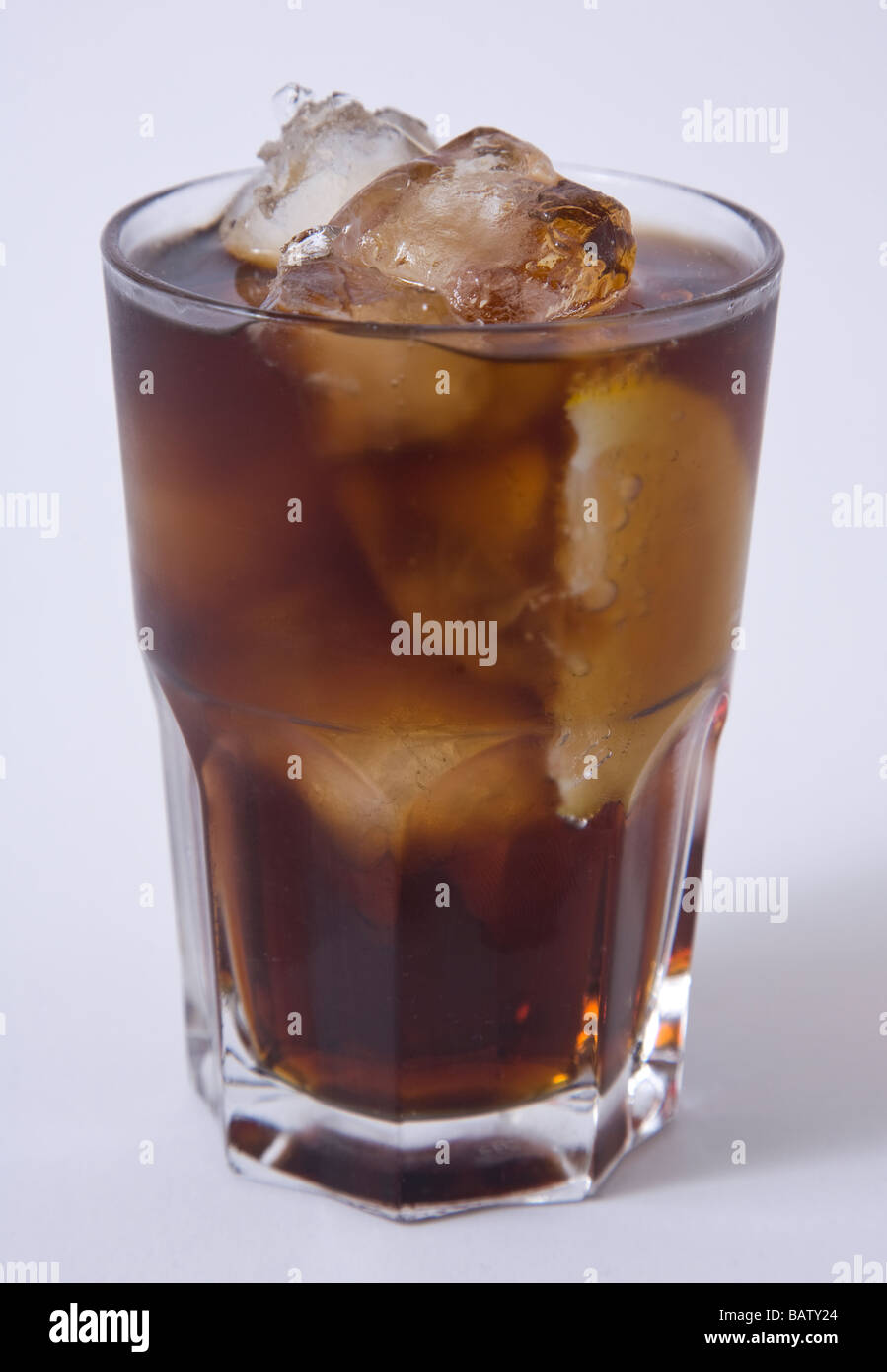 glass coke pepsi Stock Photo
