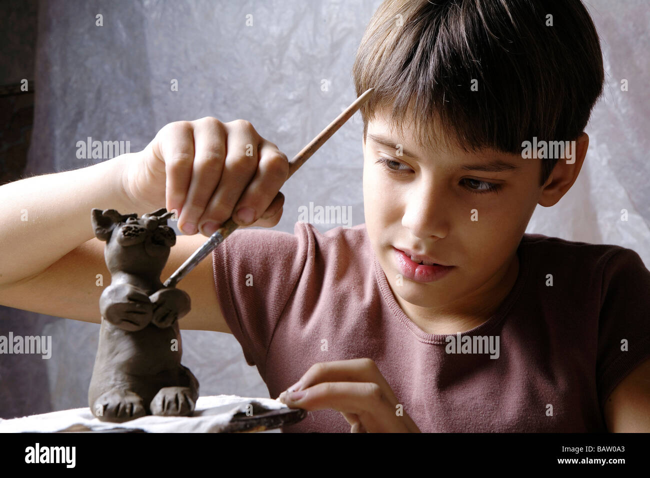 Clay animal sculpture hires stock photography and images Alamy