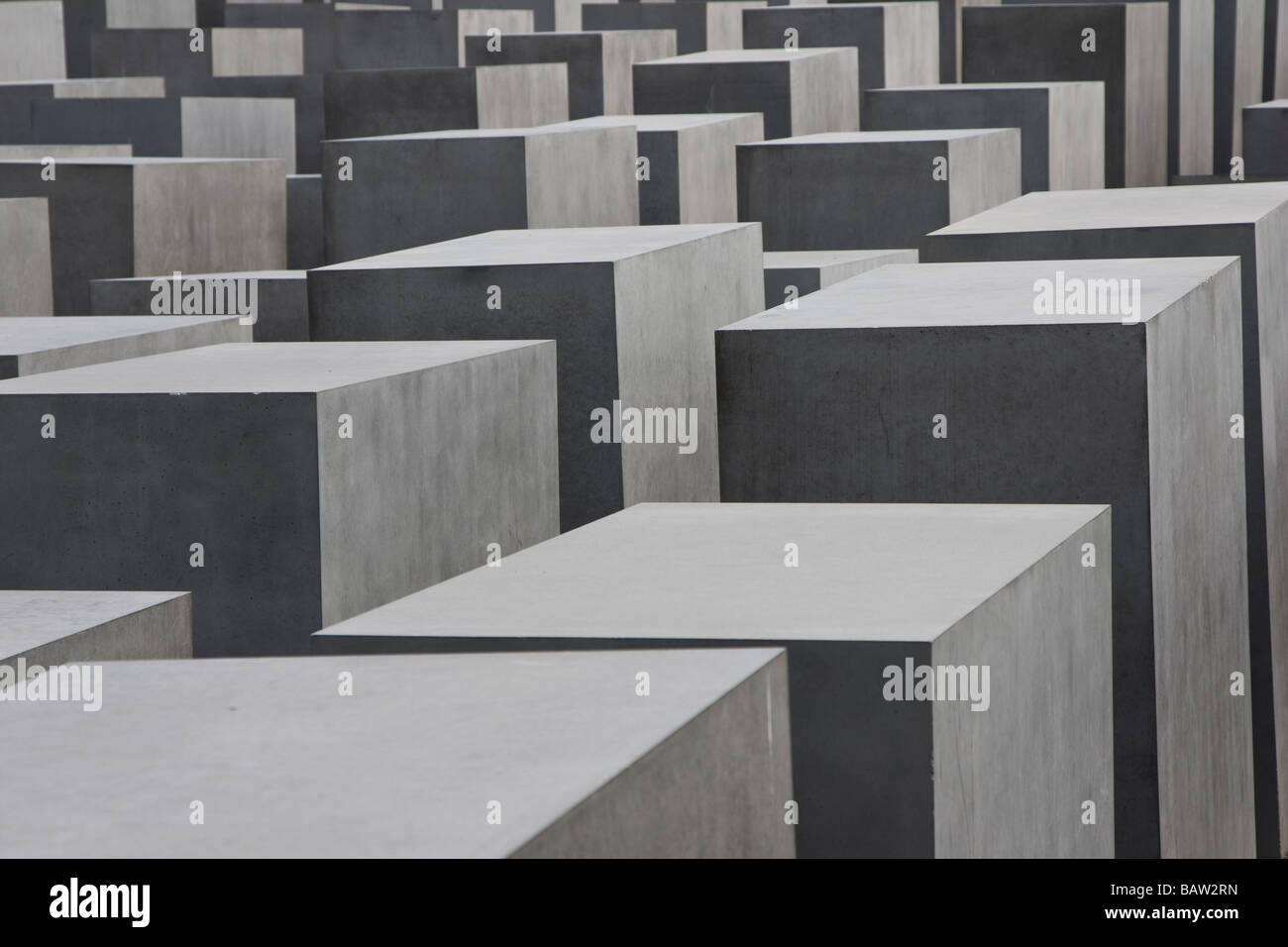 Holocaust monument in Berlin Stock Photo