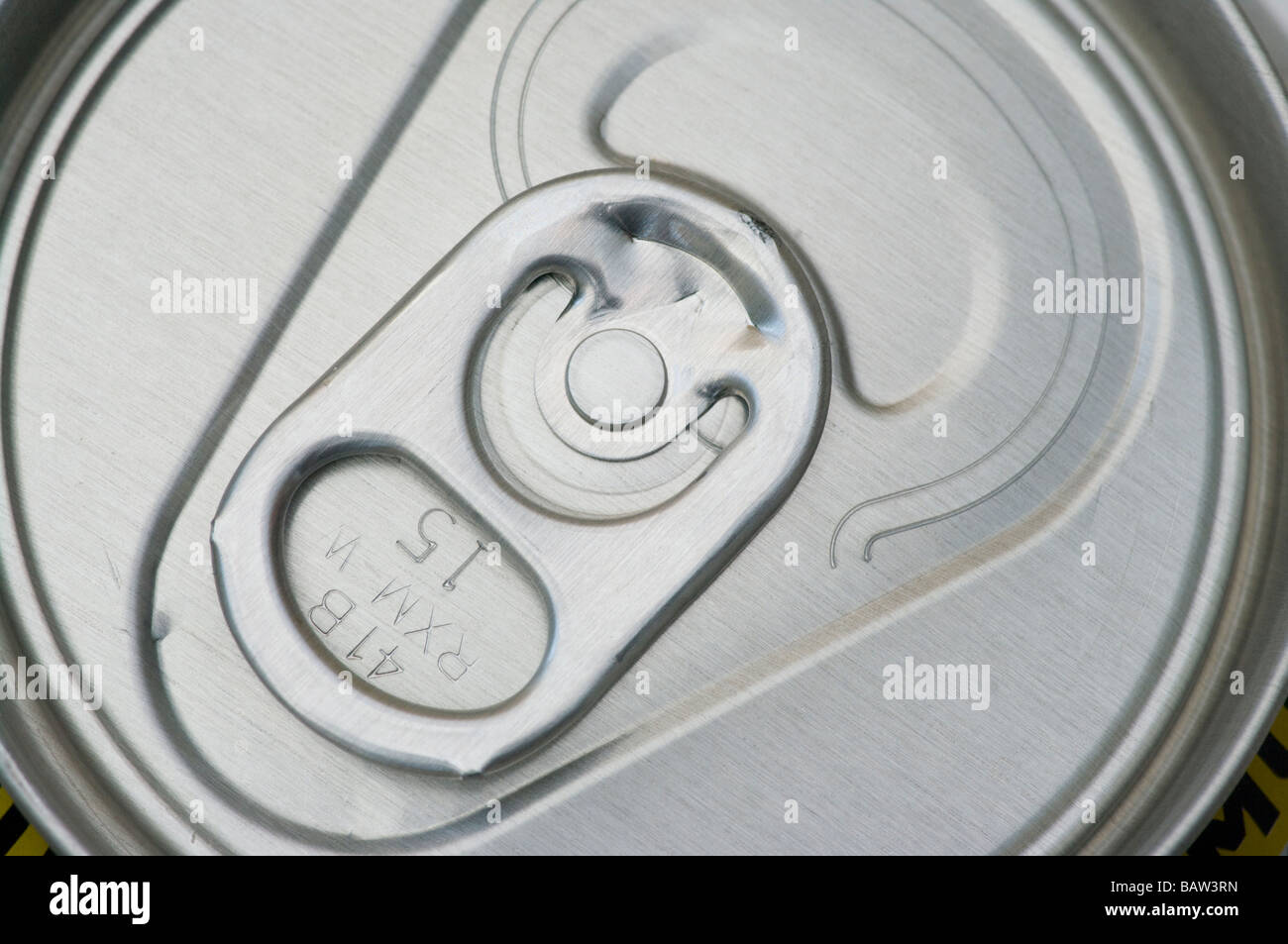 Tin Can Ring Pull Stock Photo Alamy