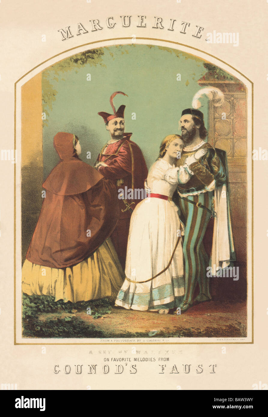 Marguerite: A Favorite Melody from Counod's Faust Stock Photo