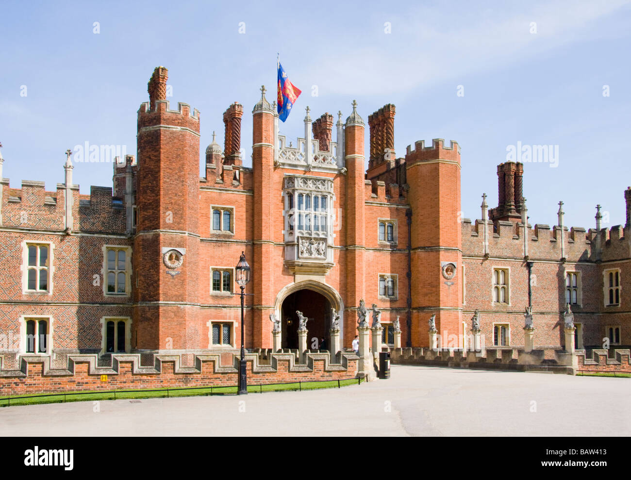 West Gate Hampton Court Palace Hampton Court London England Stock Photo West Gate Hampton Court Palace Hampton Court London England Stock Photo