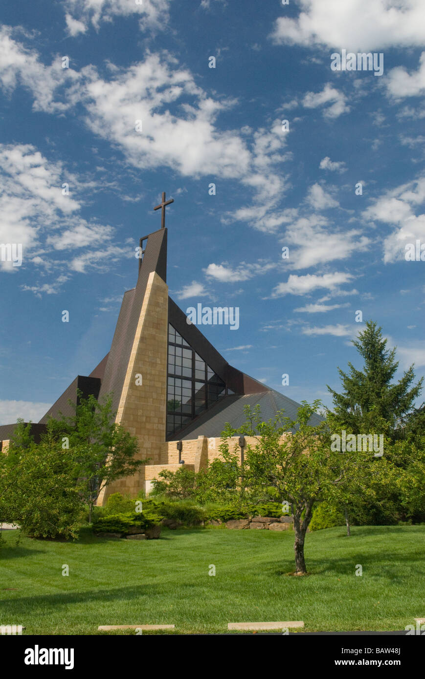 Columbus Indiana architecture. St. Bartholomew Roman Catholic Church