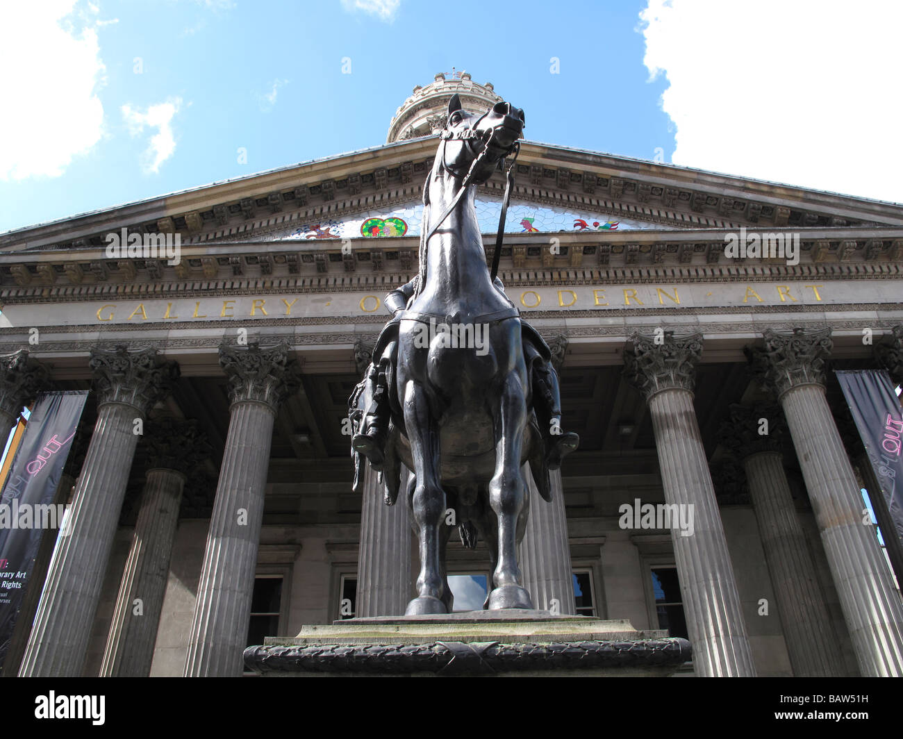 Gallery of Modern Art Glasgow Scotland Stock Photo Alamy