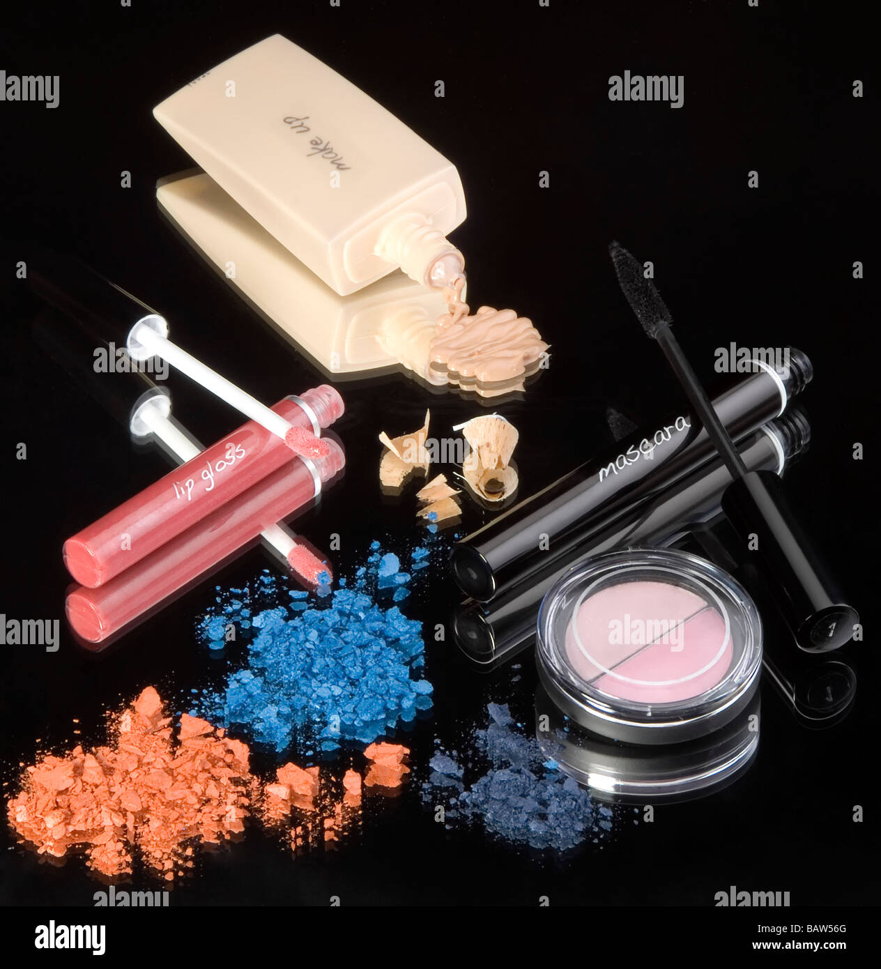 Make up set Stock Photo