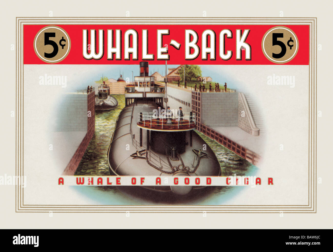 Whale-Back Cigars Stock Photo