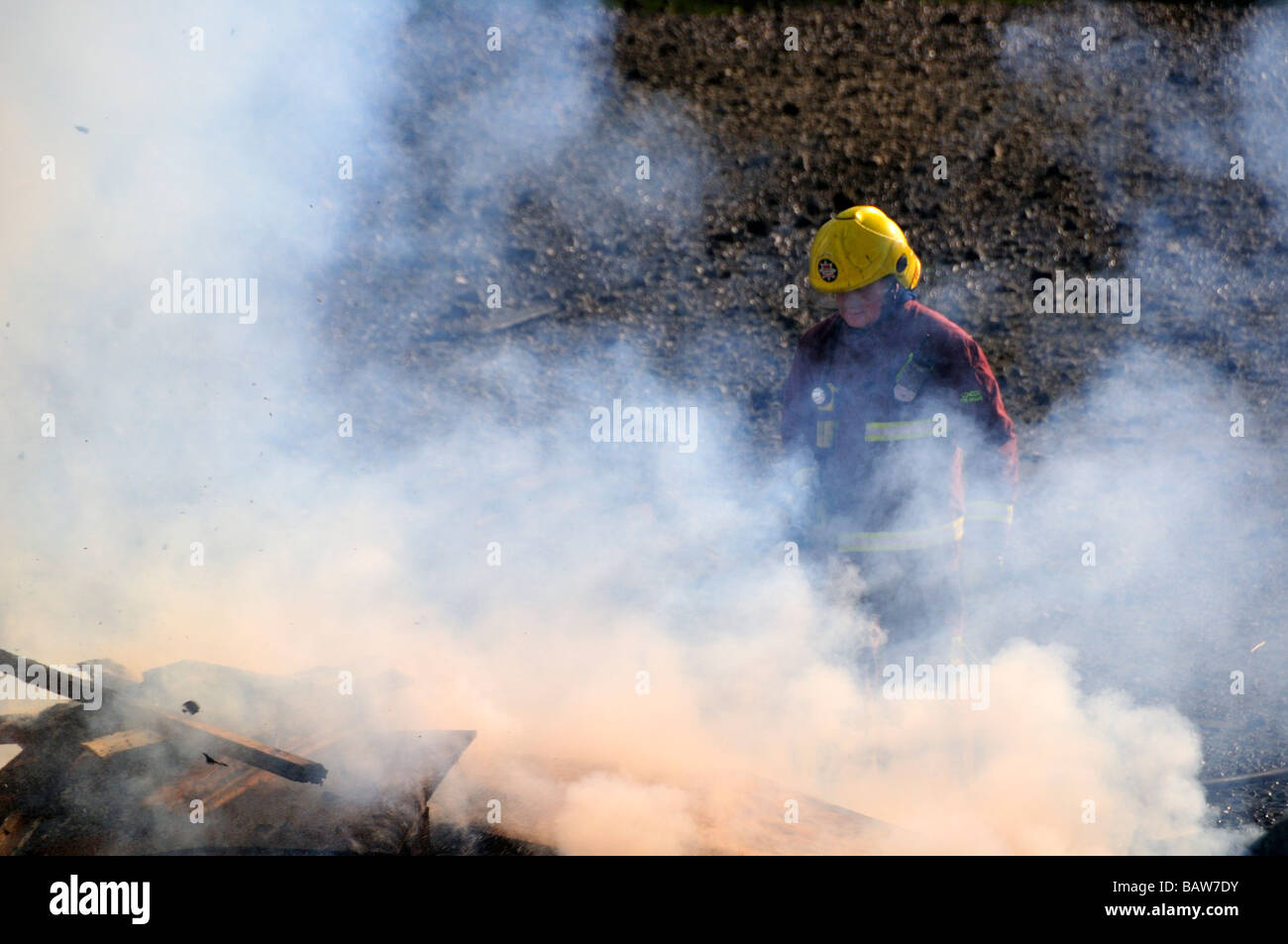 fireman 10 Stock Photo