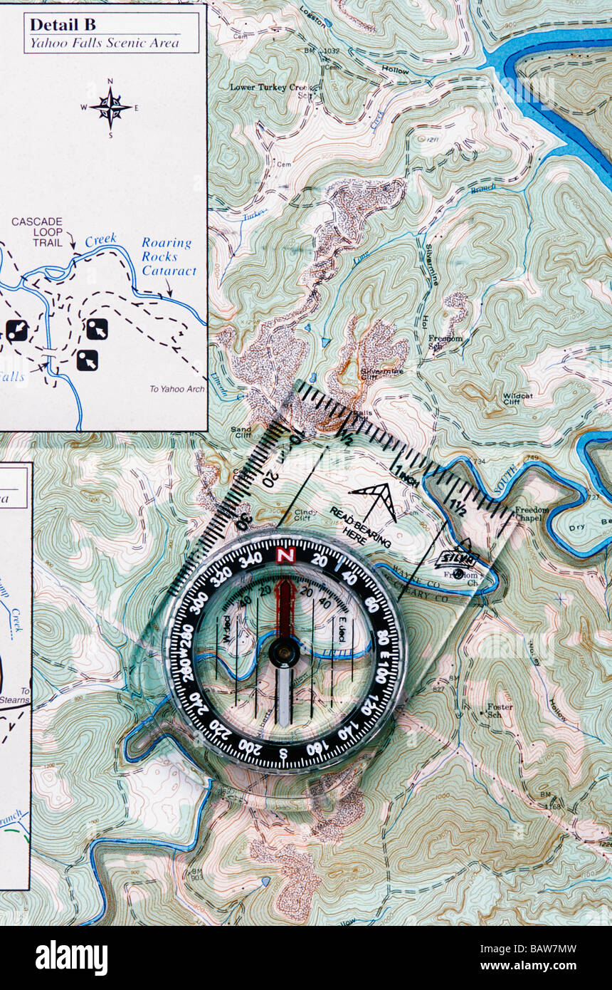 Map key compass hires stock photography and images Alamy