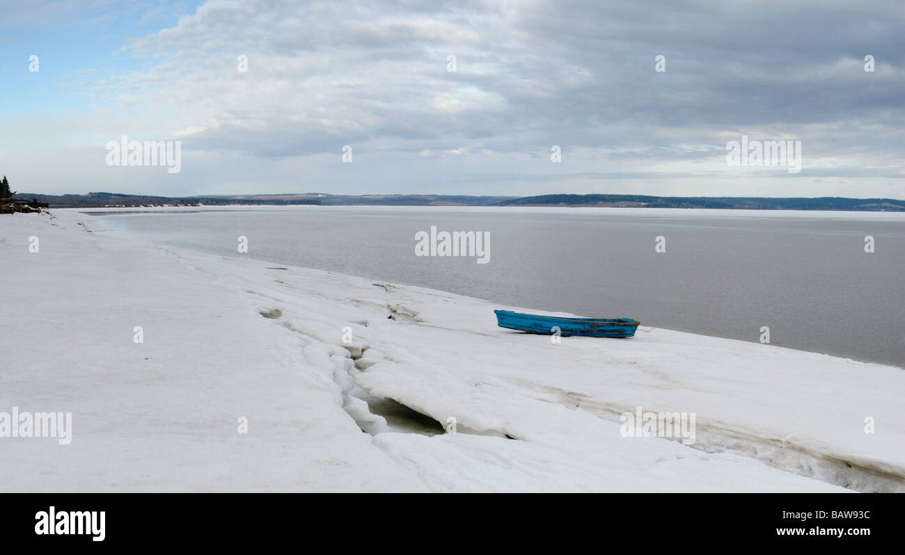 Early Spring in the northern river Stock Photo - Alamy