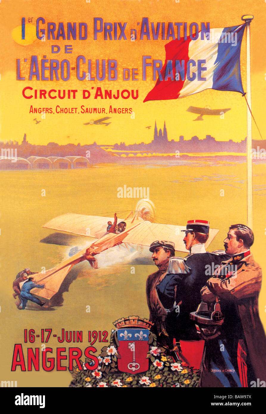 Grand Prix d'Aviation de de France Stock Photo Alamy