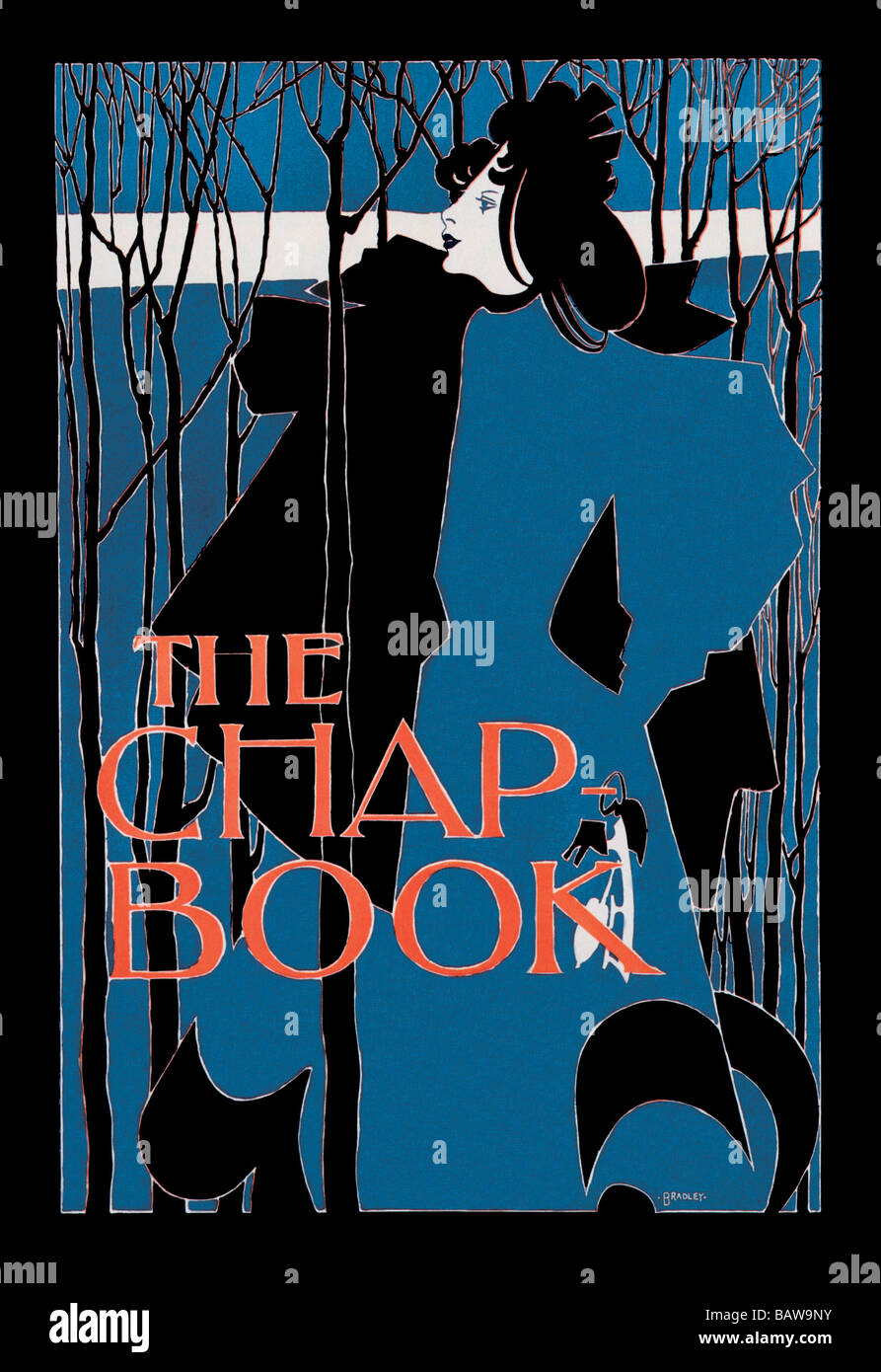 The Chap Book: 'Blue Lady' Stock Photo