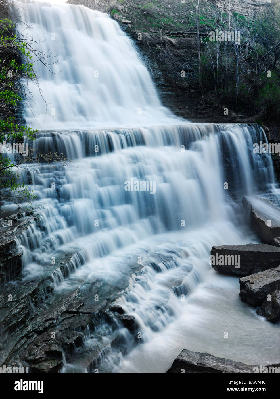 Albion Falls Cascade waterfall Stock Photo