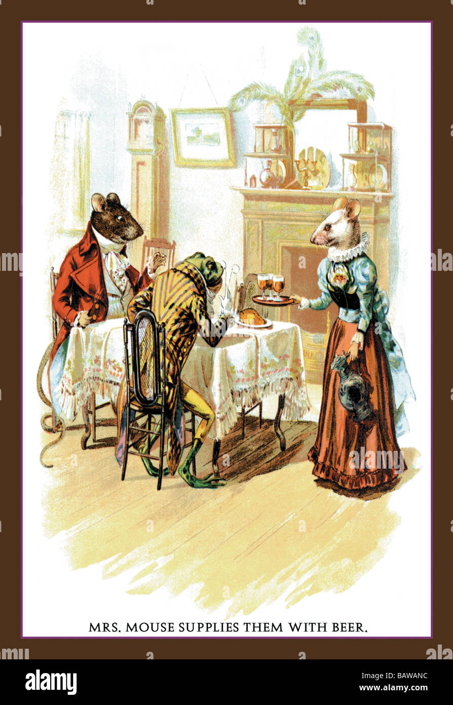 Mrs. Mouse Supplies Them Stock Photo Alamy