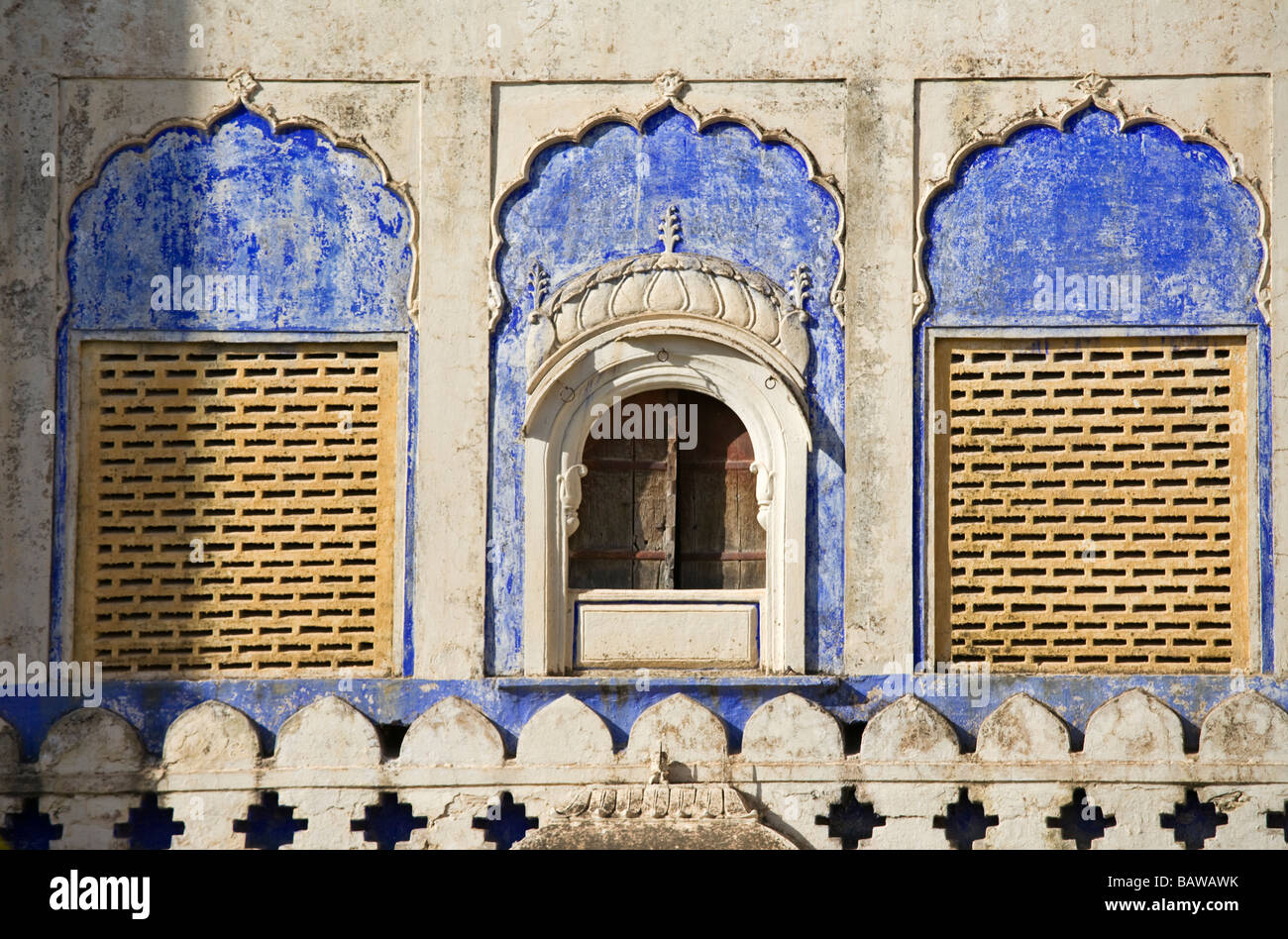 Kishangarh Fort window detail, Ajmer, Rajasthan, India Stock Photo - Alamy