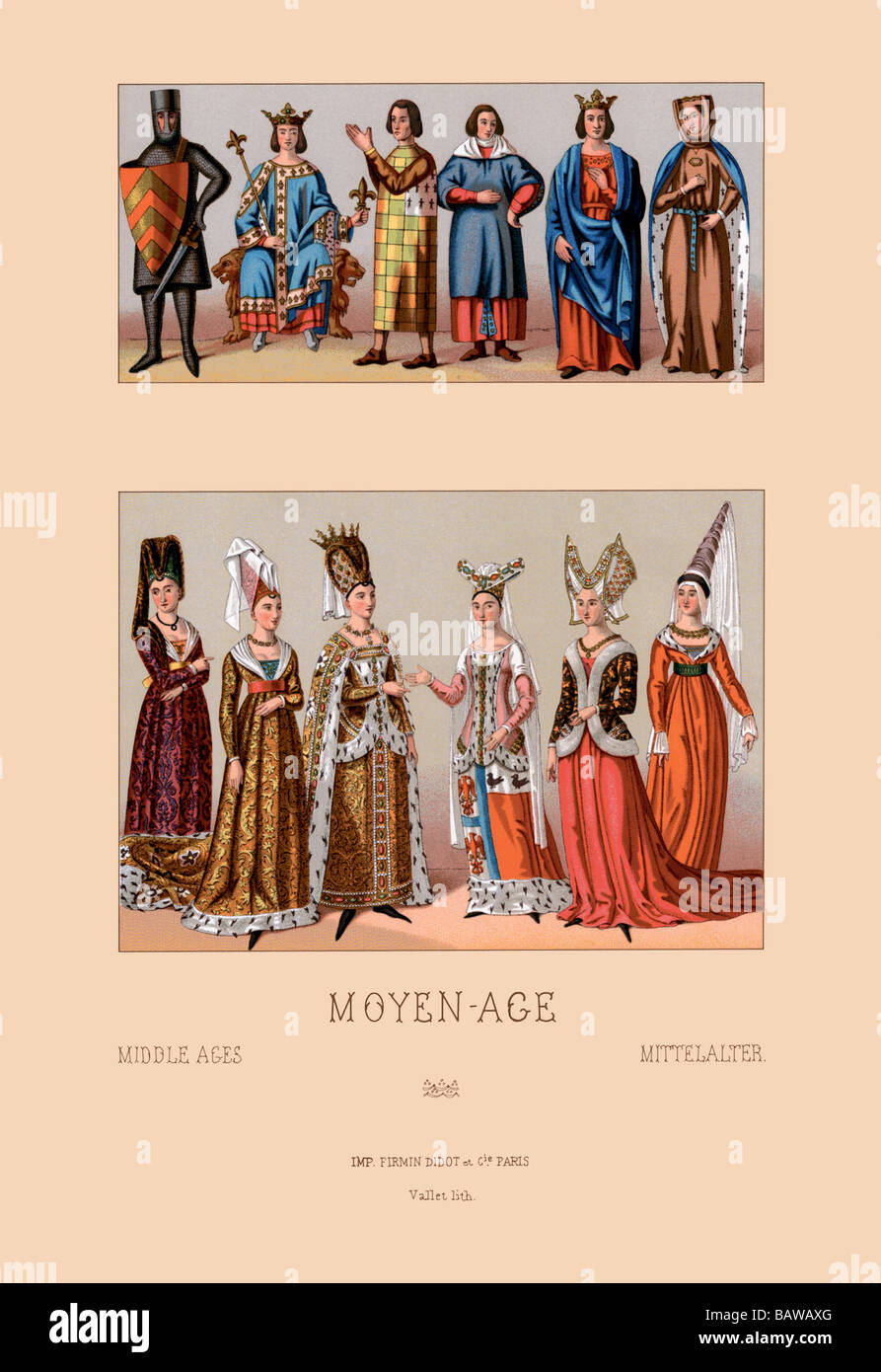 Medieval Aristocracy Stock Photo